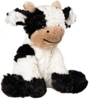 Hopearl Adorable Cow Plush Toy Floppy Dairy Cattle Soft Kawaii Cow Stuffed Animal Cute Birthday Holiday Gift for Boys Girls Kids Toddlers, 9'' - Image 2