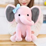 Stuffed Elephant Animal Plush Toys 9 Inch (Pink) - Image 2