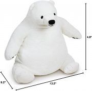 Djungelskog Bear Giant Simulation Bear 23.6 in – Huge Cuddly 2 ft White Teddy Bear Stuffed Animal Plush Doll for Home Decoration, Valentine's Day or Birthday Gift - Image 4