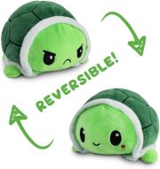 TeeTurtle Reversible Turtle Plushie 4-Inch Green Two-Sided Flip Plush Toy with Embroidered Details - Cute Mini Collectible Plush for Kids, Teens, and Adults - Image 3