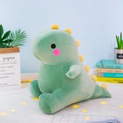 DUANMUL Cute Fat Dinosaur Plush Toys, Soft Stuffed Animals Toys Dolls, Dino Plushies, Cute Birthday Gifts for Kids Girls Boys (Green,8in) - Image 2
