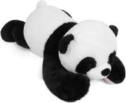 Weighted Stuffed Animals 4.2lb, 24in Weighted Panda Plush for Kids Adults Boys Girl, Cute Plushies Soft Pillow Toy for Christmas, Valentine's, Birthday Gifts (Black)