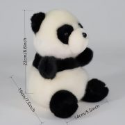 Sew Butiful 8.6" Panda Stuffed Animals Plush, Cute Plushies for Animal Themed Parties Teacher Student Award, Animal Toys for Baby, Boy, Girls, Great for Nursery, Room Decor, Bed (Panda) - Image 3