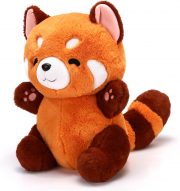 Riuhot Red Panda Stuffed Animal Cute Red Panda Plush Toy Panda Plushie Christmas Birthday Valentine's Day Gift for Girlfriend Kids Birthday 13.7" Stuffed - Image 2