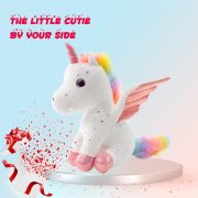 Sew Butiful 8" Unicorn Stuffed Animal - Cute Plush Toy Gift for 3-8 Years Old Girls, Soft Birthday Present for Baby, Toddler, Kids, Decor (White) - Image 2