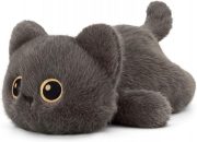 Ditucu Cute Grey Cat Plush Soft Kitten Kitty Stuffed Animal Plushies Toys Kawaii Dolls Gifts for Kids Adults 15.5 inch