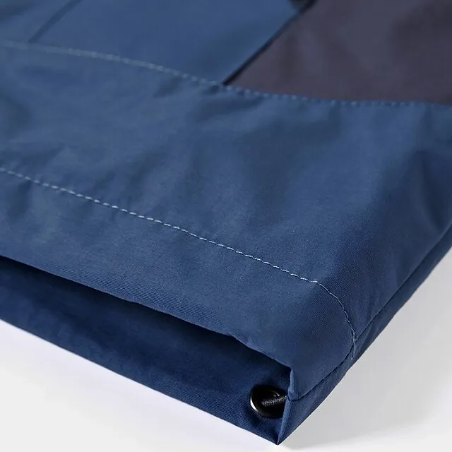 Plus Size Men’s Waterproof Hiking Jacket Rain Jacket Hoodie Jacket Detachable hat Windbreaker Raincoat Outdoor Windproof Weatherproof Lightweight Breathable Trench Coat Outerwear Top Fishing Climbing 7615a1bf0980fbf0c1e9d4d9b7b3123b