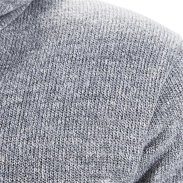 Men’s Cardigan Sweater Fleece Sweater Ribbed Knit Tunic Knitted Color Block Hooded Warm Ups Modern Contemporary Daily Wear Going out Clothing Apparel Winter Fall Burgundy Light Grey M L XL ffcd18549894c2744d15c78ed6f50f14