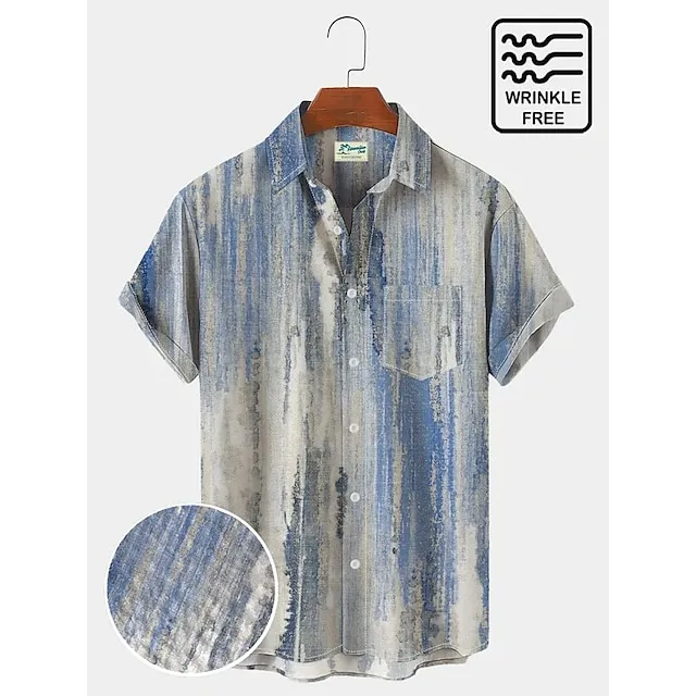 Men’s 50s Vintage Hawaiian Shirts Nautical Map Pirate Ship Skull Seersucker Wrinkle Free Easy Care Aloha Shirts 87f2a78a61c2aad8c343f0668cf67117