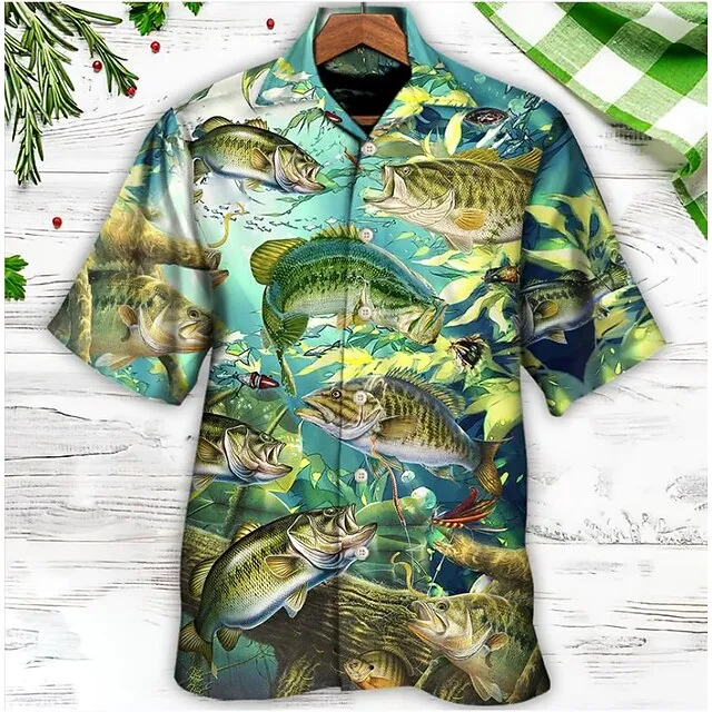 Men’s Shirt Summer Hawaiian Shirt Car Graphic Prints Vintage Turndown White Yellow Light Green Black / Brown Army Green Casual Hawaiian Short Sleeve Print Button-Down Clothing Apparel Tropical f597218d7d1d9ac9cc5fe1369511996b