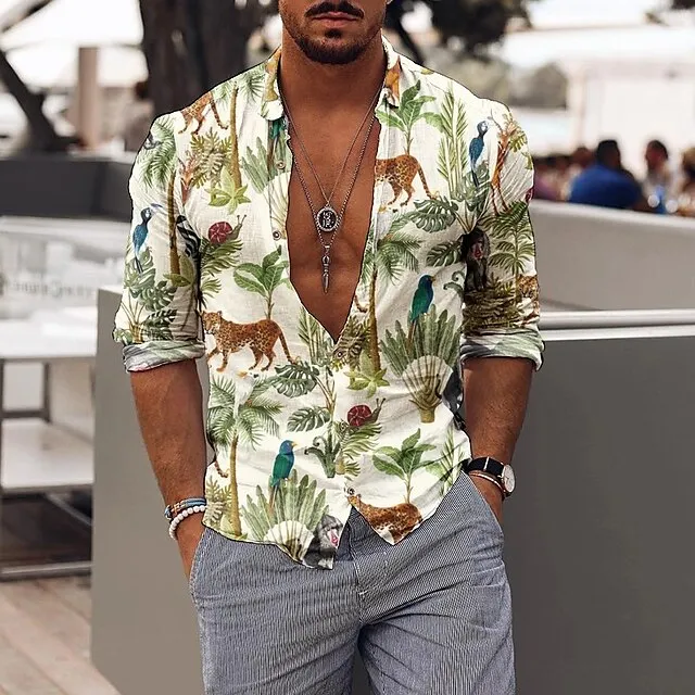 Men’s Shirt Summer Hawaiian Shirt Graphic Prints Anchor Turndown Black Yellow Black / Brown Red Brown Street Casual Short Sleeves Print Button-Down Clothing Apparel Vintage Tropical Sports Streetwear 2be08265acfa3069db3dba72db8ff4f0