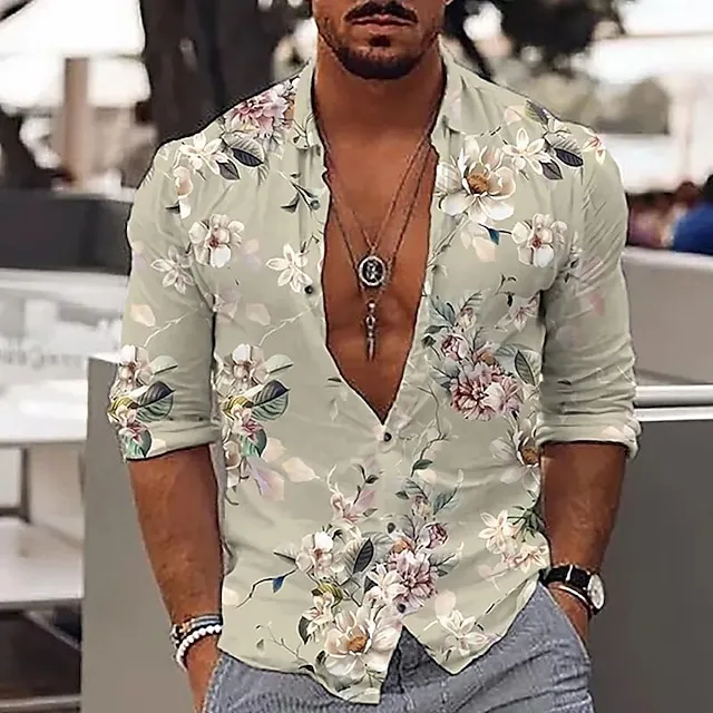 Men’s Shirt Summer Hawaiian Shirt Graphic Prints Anchor Turndown Black Yellow Black / Brown Red Brown Street Casual Short Sleeves Print Button-Down Clothing Apparel Vintage Tropical Sports Streetwear 54478cd4d88274511e3e0cc4caca9eb4