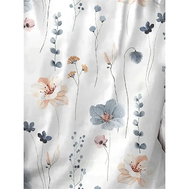 Women’s T shirt Tee Floral Holiday Weekend White Yellow Pink Print Long Sleeve Basic Round Neck Regular Fit Fall & Winter 5a5ebead971ccee7b053a49ffdd4a7c8