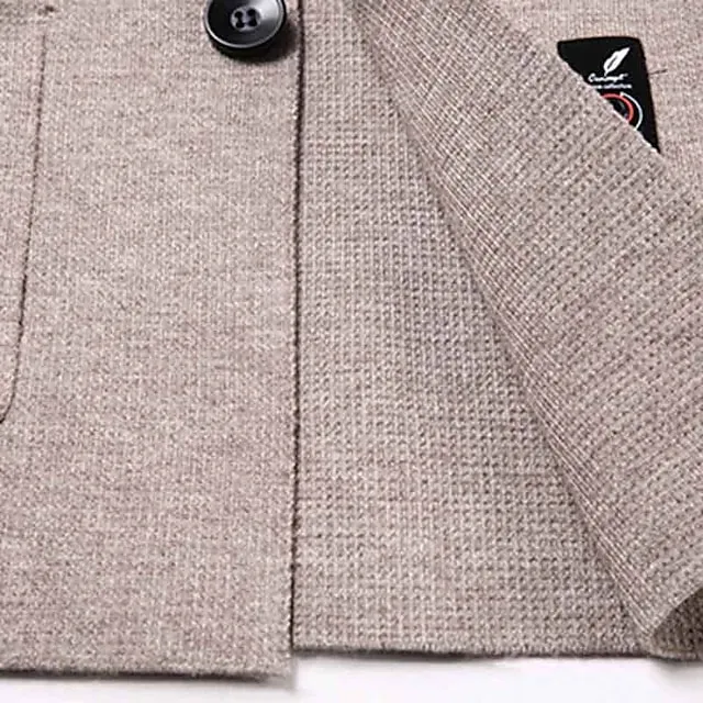 Men’s Cardigan Sweater Ribbed Knit Regular Knitted Plain Lapel Warm Ups Modern Contemporary Daily Wear Going out Clothing Apparel Fall Winter Black Camel S M L 79a88f2902897d13b29a1a8e949a59e4