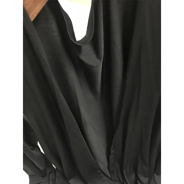 Women’s Cardigan Sweater Open Front Ribbed Knit Polyester Oversized Fall Winter Daily Going out Weekend Stylish Casual Soft Long Sleeve Solid Color Black White Navy Blue M L XL 68ad048191776ccc821787a13cf51180