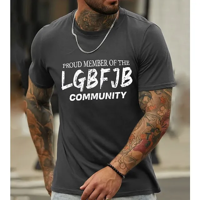 Men’s T shirt Tee Graphic Tee Casual Style Classic Style Fashion Designer Classic Shirt Letter Trump Short Sleeve Shirt Black Navy Blue Blue Outdoor Street Sport Crew Neck Summer Clothing Apparel S M 45f08a79d854b93bfbf15cd5b66b22b2