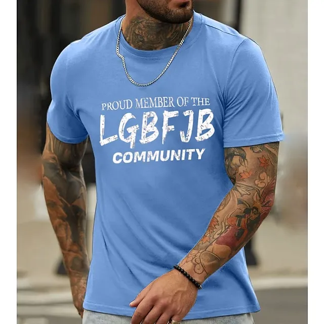 Men’s T shirt Tee Graphic Tee Casual Style Classic Style Fashion Designer Classic Shirt Letter Trump Short Sleeve Shirt Black Navy Blue Blue Outdoor Street Sport Crew Neck Summer Clothing Apparel S M 628bae76cf4c4eafc1b1862338d35781