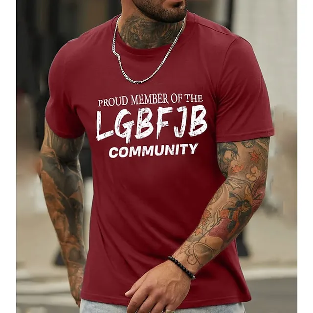 Men’s T shirt Tee Graphic Tee Casual Style Classic Style Fashion Designer Classic Shirt Letter Trump Short Sleeve Shirt Black Navy Blue Blue Outdoor Street Sport Crew Neck Summer Clothing Apparel S M 65480ae99035faba4b54a397a7239f16