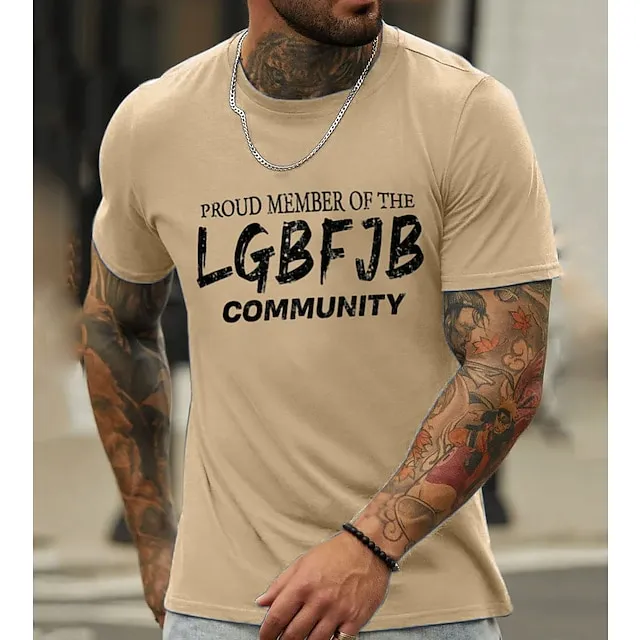 Men’s T shirt Tee Graphic Tee Casual Style Classic Style Fashion Designer Classic Shirt Letter Trump Short Sleeve Shirt Black Navy Blue Blue Outdoor Street Sport Crew Neck Summer Clothing Apparel S M a6010f7693f8f5edd7dc6640e158189b