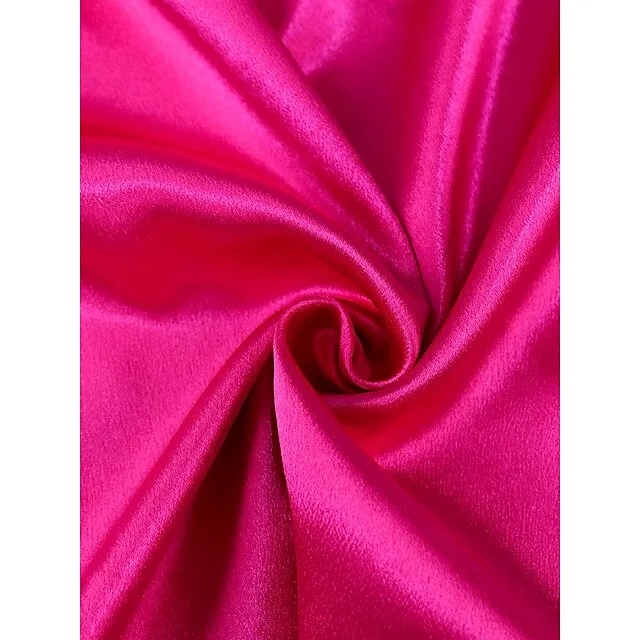 Women’s Party Dress Wedding Guest Dress Peplum Dresses Mini Dress Fuchsia Short Sleeve Pure Color Ruffle Spring Fall Winter Square Neck Fashion Winter Dress Wedding Guest Evening Party 2023 S M L XL fd005765b3101727c696e70b59b3da81